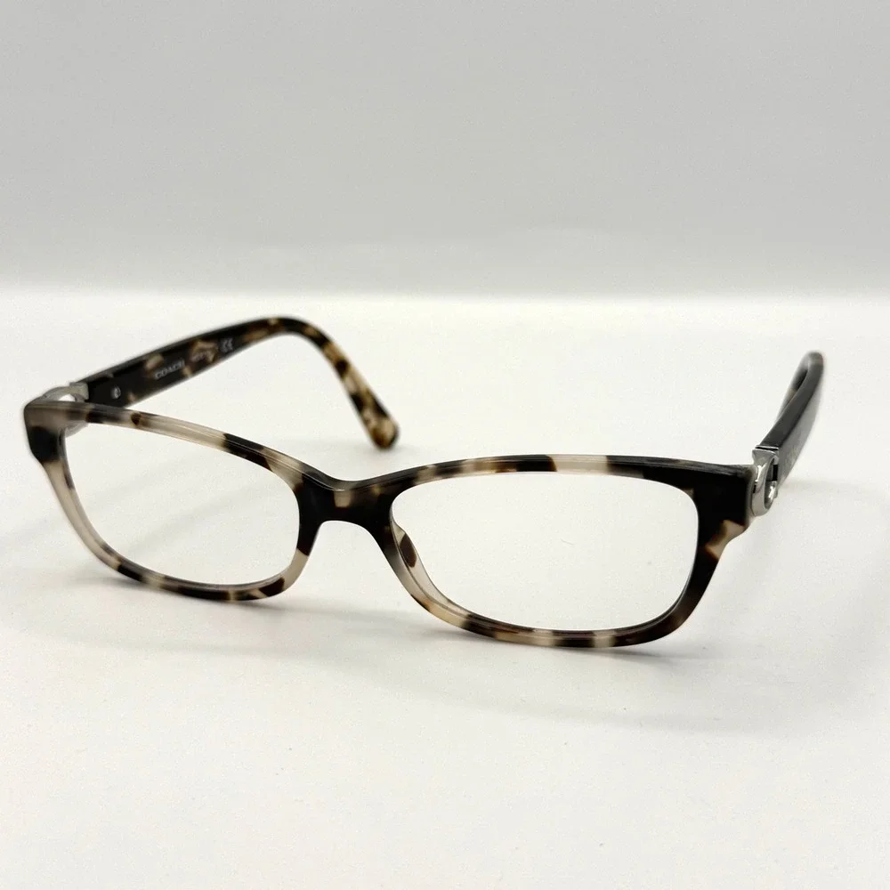 Coach‎ HC6119 5578 Eyeglasses Womens 53mm Gray Tortoise Rectangular  Frames